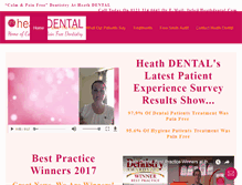 Tablet Screenshot of heathdental.com
